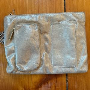 Lily Pulitzer Gold Tech Pouch with Tassel